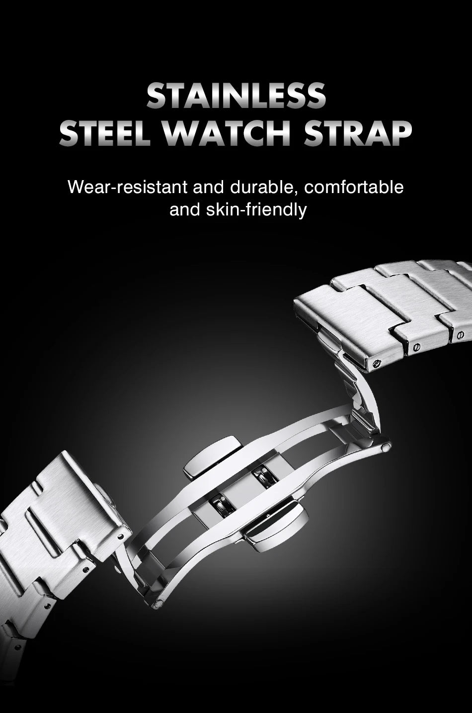 PAAZOMU Top Original Men's Watches Stainless Steel Waterproof Luminous Man Watch Date Week Classic Trendy Quartz Men Wristwatch